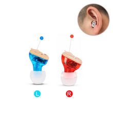 Load image into Gallery viewer, ZDC-901A Hearing Aid Sound Amplifier Digital Smart Denoising Hearing Aid, Blue, Red