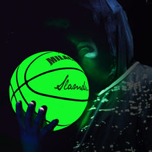 Load image into Gallery viewer, MILACHIC Number 7 Fluorescent Green Holographic Reflective Basketball