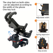 Load image into Gallery viewer, N-STAR NJN002 Motorcycle Metal Aluminum Alloy Universal Anti-Theft Mobile Phone Bracket, NJN002(T-shaped Ball Head Installation), NJN002(Inclined Ball Head Installation)
