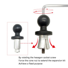 Load image into Gallery viewer, N-P090 Hollow Ball Head Loading Mobile Phone Bracket Handlebar Holder, N-P090