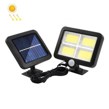 Load image into Gallery viewer, Solar Separated Wall Lamp Outdoor Courtyard Waterproof Human Body Induction Light, 108 COB, 128 COB