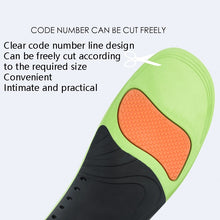 Load image into Gallery viewer, JH-209 Thicken Shock-absorbing Breathable and Comfortable Insole, XS 35-38, S 39-40, M 41-43, L 43-46, XL 45-48