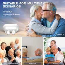 Load image into Gallery viewer, GM-305 Binaural Magnetic Rechargeable Hearing Aid Wireless Bluetooth Elderly Voice Amplifier, GM-305 (Black), GM-305 (White)