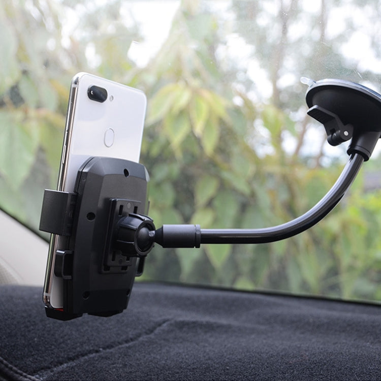 Car Windshield Automatic Lock Phone Holder, Red, Yellow, Blue, Black