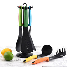 Load image into Gallery viewer, 6 in 1 Kitchen Nylon Kitchenware Non-Stick Cooking Shovel Spoon Set, Shovel Spoon Set