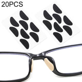 20 PCS Glasses Nose Strip Soft EVA Sponge Nose Mat Comfortable No Pressure Mark Does Not Remove Makeup Anti-Height Eye Frame Nose