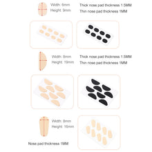 Load image into Gallery viewer, 20 PCS Glasses Nose Strip Soft EVA Sponge Nose Mat Comfortable No Pressure Mark Does Not Remove Makeup Anti-Height Eye Frame Nose