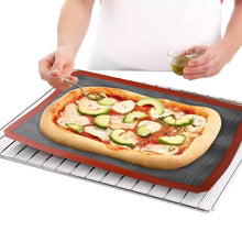 Load image into Gallery viewer, Hollow Non-Stick High Temperature Baking Mat Breathable Glass Fiber Baking Pan Mat, 40x30cm Straight Angle, 12 Lap 40x30cm Cut Angle, 18 Lap 40x30cm Straight Angle, 57x37cm Straight Angle