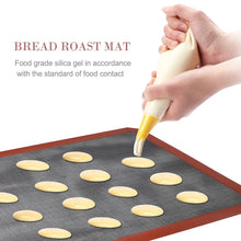 Load image into Gallery viewer, Hollow Non-Stick High Temperature Baking Mat Breathable Glass Fiber Baking Pan Mat, 40x30cm Straight Angle, 12 Lap 40x30cm Cut Angle, 18 Lap 40x30cm Straight Angle, 57x37cm Straight Angle