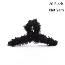 Load image into Gallery viewer, Resin Material Spring Hair Clip, Colour: 25 Yellow Net Yarn, 1 Transparent, 2 Green, 3 Light Coffee, 4 Creamy-white, 5 Dark Gray, 6 Pink, 7 Chestnut, 20 Black Net Yarn, 21 Pink Net Yarn, 22 Lake Blue Net Yarn, 23 Light Purple Net Yarn, 24 Red Net Yarn ...
