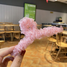 Load image into Gallery viewer, Resin Material Spring Hair Clip, Colour: 25 Yellow Net Yarn, 1 Transparent, 2 Green, 3 Light Coffee, 4 Creamy-white, 5 Dark Gray, 6 Pink, 7 Chestnut, 20 Black Net Yarn, 21 Pink Net Yarn, 22 Lake Blue Net Yarn, 23 Light Purple Net Yarn, 24 Red Net Yarn ...