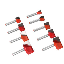 Load image into Gallery viewer, 9 In1 6 Handle Bottom Cleaning Knife Woodworking Slotting Milling Cutter CNC Engraving Machine Tool, 9 In1