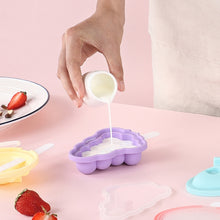 Load image into Gallery viewer, Household Silicone Popsicle Ice Cream Mold With Lid, Grape, Strawberry, Flying Saucer, Rocket, Strawberry + Grape, Flying Saucer + Rocket