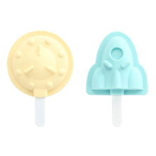 Load image into Gallery viewer, Household Silicone Popsicle Ice Cream Mold With Lid, Grape, Strawberry, Flying Saucer, Rocket, Strawberry + Grape, Flying Saucer + Rocket