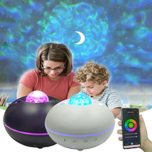Load image into Gallery viewer, SC526 LED Starry Remote Control  Water Pattern Projection Lamp Graffiti Smart Starry Sky Light Wireless Night Light