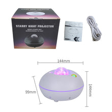 Load image into Gallery viewer, SC526 LED Starry Remote Control  Water Pattern Projection Lamp Graffiti Smart Starry Sky Light Wireless Night Light
