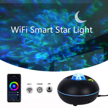 Load image into Gallery viewer, SC526 LED Starry Remote Control  Water Pattern Projection Lamp Graffiti Smart Starry Sky Light Wireless Night Light