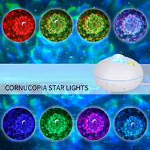 Load image into Gallery viewer, SC526 LED Starry Remote Control  Water Pattern Projection Lamp Graffiti Smart Starry Sky Light Wireless Night Light