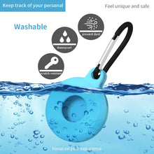 Load image into Gallery viewer, 4pcs Round Shape Shockproof Anti-scratch Silicone Protective Case with Carabiner for Airtag 2nd Gen / AirTag 1st Gen