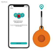 Load image into Gallery viewer, 4pcs Round Shape Shockproof Anti-scratch Silicone Protective Case with Carabiner for Airtag 2nd Gen / AirTag 1st Gen