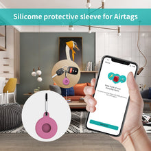 Load image into Gallery viewer, 4pcs Round Shape Shockproof Anti-scratch Silicone Protective Case with Carabiner for Airtag 2nd Gen / AirTag 1st Gen