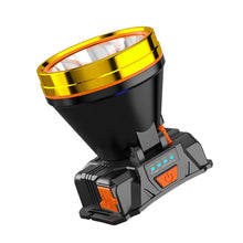 Load image into Gallery viewer, LED Night Fishing Charge Head Light Outdoor Camping Fishing Miner Light Searchlight Head-Mounted Flashlight With Charge Display, 32 Lamp Beads White Light, 32 Lamp Beads Yellow Light, 40 Lamp Beads White Light, 40 Lamp Beads Yellow Light