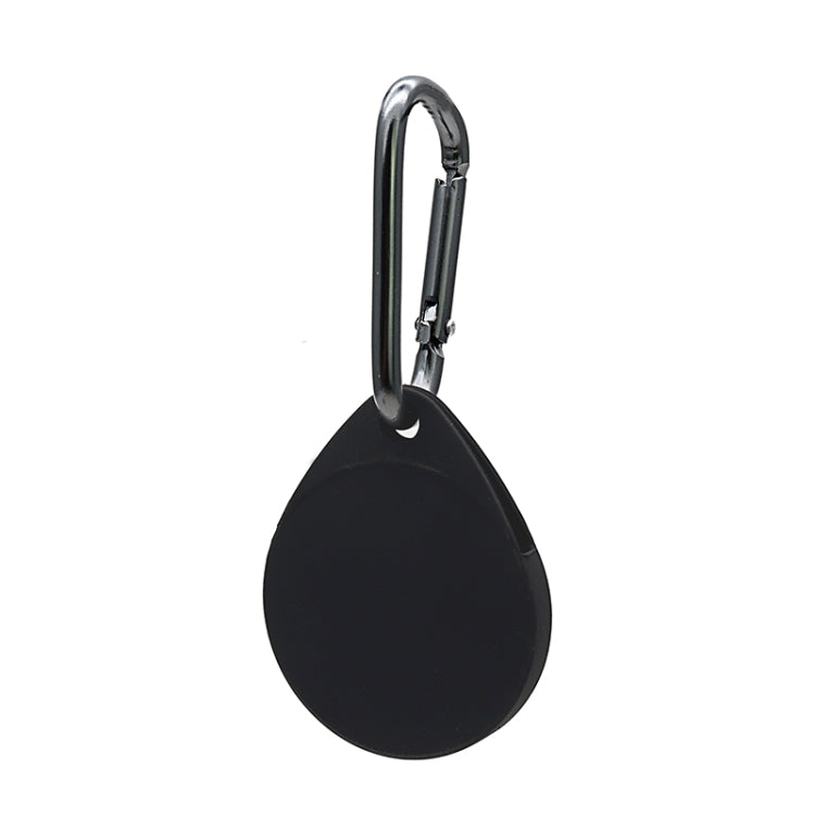 2 PCS Drop Shape  Shockproof Anti-scratch Silicone Protective Case with Carabiner for AirTag 2nd Gen / AirTag 1st Gen