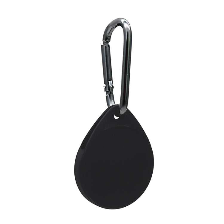 2 PCS Drop Shape  Shockproof Anti-scratch Silicone Protective Case with Carabiner for AirTag 2nd Gen / AirTag 1st Gen