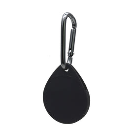 2 PCS Drop Shape  Shockproof Anti-scratch Silicone Protective Case with Carabiner for AirTag 2nd Gen / AirTag 1st Gen