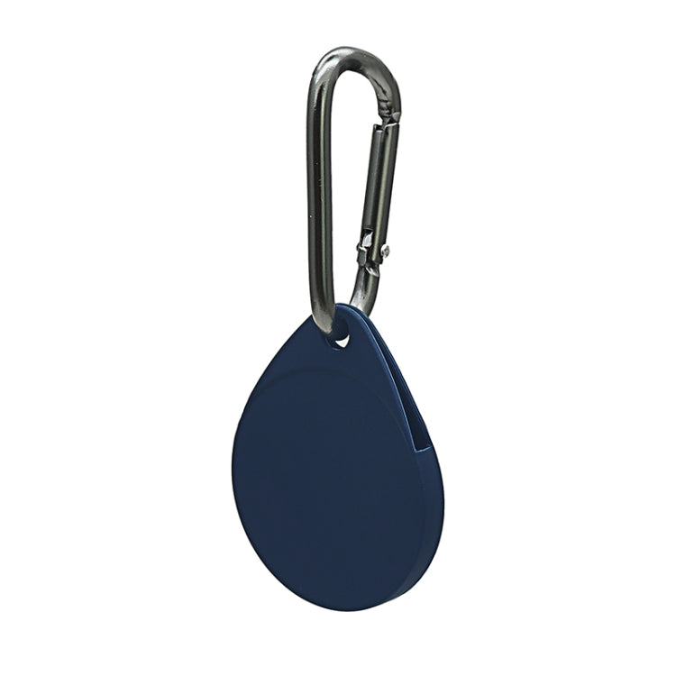 2 PCS Drop Shape  Shockproof Anti-scratch Silicone Protective Case with Carabiner for AirTag 2nd Gen / AirTag 1st Gen