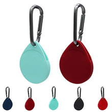 Load image into Gallery viewer, 2 PCS Drop Shape  Shockproof Anti-scratch Silicone Protective Case with Carabiner for AirTag 2nd Gen / AirTag 1st Gen