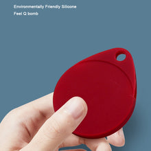 Load image into Gallery viewer, 2 PCS Drop Shape  Shockproof Anti-scratch Silicone Protective Case with Carabiner for AirTag 2nd Gen / AirTag 1st Gen
