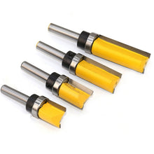 Load image into Gallery viewer, 8MM Shank Copy Type Trimming Knife Straight Edge Engraving Machine Milling Cutter, 8x3/4x20mm, 8x3/4x25mm, 8x3/4x38mm, 8x3/4x50mm, 4PCS/Set