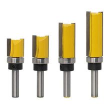 Load image into Gallery viewer, 8MM Shank Copy Type Trimming Knife Straight Edge Engraving Machine Milling Cutter, 8x3/4x20mm, 8x3/4x25mm, 8x3/4x38mm, 8x3/4x50mm, 4PCS/Set