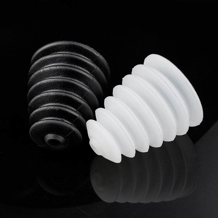 2 PCS Electric Hammer Dust Cover Dust Collection Bowl Impact Drill Accessories, Dust Cover(White), Dust Cover(Black)