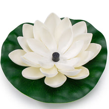 Load image into Gallery viewer, Solar Fountain Floating Views Garden Pool Water Scene, Lotus Leaf Flower Style,Color Random Deilvery, Lotus Leaf Flower Solar Fountain