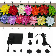 Load image into Gallery viewer, Solar Fountain Floating Views Garden Pool Water Scene, Lotus Leaf Flower Style,Color Random Deilvery, Lotus Leaf Flower Solar Fountain