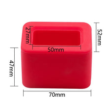Load image into Gallery viewer, Safety Belt Holder Silicone Buckle Protective Cover, Red, Black, Blue