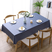 Load image into Gallery viewer, Solid Color PVC Waterproof Oil-Proof And Scald-Proof Disposable Tablecloth, 140x140cm, 140x180cm, 140x220cm