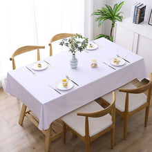 Load image into Gallery viewer, Solid Color PVC Waterproof Oil-Proof And Scald-Proof Disposable Tablecloth, 140x140cm, 140x180cm, 140x220cm