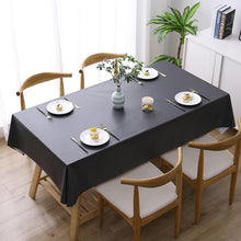 Load image into Gallery viewer, Solid Color PVC Waterproof Oil-Proof And Scald-Proof Disposable Tablecloth, 140x140cm, 140x180cm, 140x220cm