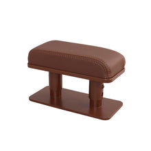 Load image into Gallery viewer, Car Arm Handle Seat Left Hand Elbow Tray Universal Leather Increasing Pad Central Armrest Box, Black+Black line, Beige, Brown, Gray, Black+White Line, Black+Red Line