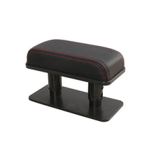 Load image into Gallery viewer, Car Arm Handle Seat Left Hand Elbow Tray Universal Leather Increasing Pad Central Armrest Box, Black+Black line, Beige, Brown, Gray, Black+White Line, Black+Red Line
