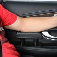 Load image into Gallery viewer, Car Arm Handle Seat Left Hand Elbow Tray Universal Leather Increasing Pad Central Armrest Box, Black+Black line, Beige, Brown, Gray, Black+White Line, Black+Red Line