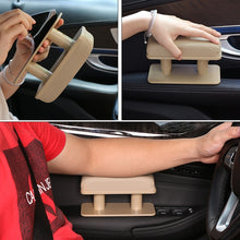 Load image into Gallery viewer, Car Arm Handle Seat Left Hand Elbow Tray Universal Leather Increasing Pad Central Armrest Box, Black+Black line, Beige, Brown, Gray, Black+White Line, Black+Red Line