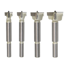 Load image into Gallery viewer, Woodworking Drill Bit Hole Opener Round Lengthened Wooden Door Drill, 15mm, 16mm, 18mm, 20mm, 22mm, 25mm, 28mm, 30mm, 32mm, 35mm, 38mm, 40mm, 45mm, 48mm, 50mm, 53mm, 55mm, 60mm