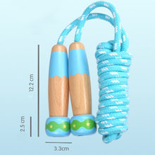 Load image into Gallery viewer, Wooden Children Skipping Rope Kindergarten Pupils Beginners Adjustable Skipping Rope, Length: 2.7m