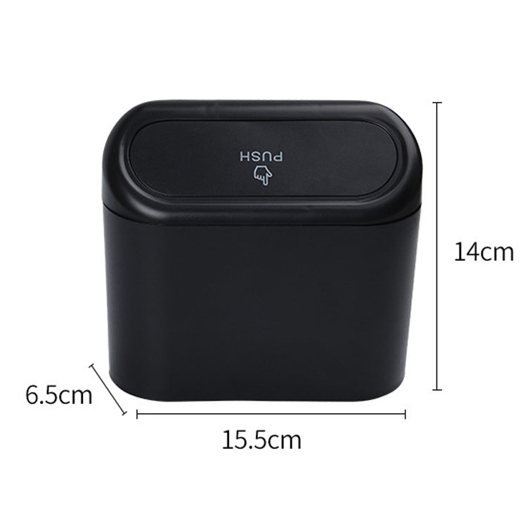 Car Trash Can Large Capacity Interior Accessories Box, Car Trash Can