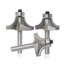 Load image into Gallery viewer, 4 PCS/Set Round Corner Woodworking Cutter Trimming Machine Alloy Cutter Head, 4 PCS/Set Alloy Cutter Head