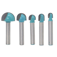 Load image into Gallery viewer, 6 Shank Lace Round Cutter Woodworking Relief Milling Cutter, 5 PCS/Set 6-18mm, 4 PCS/Set 16-32mm